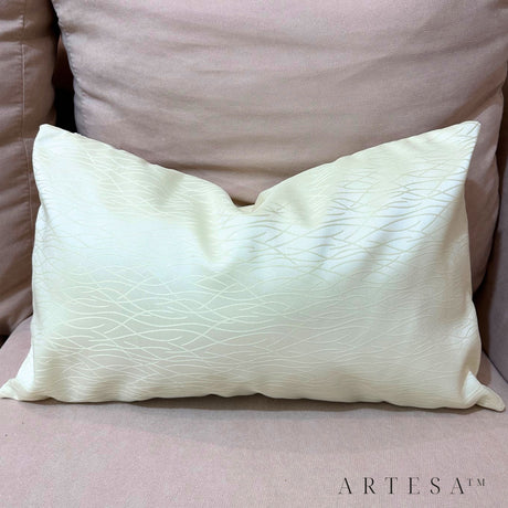Artesa Amihan Premium Cotton Brocade Throw Pillow Cover with hidden zipper closure - Elegant Home Decor Accent