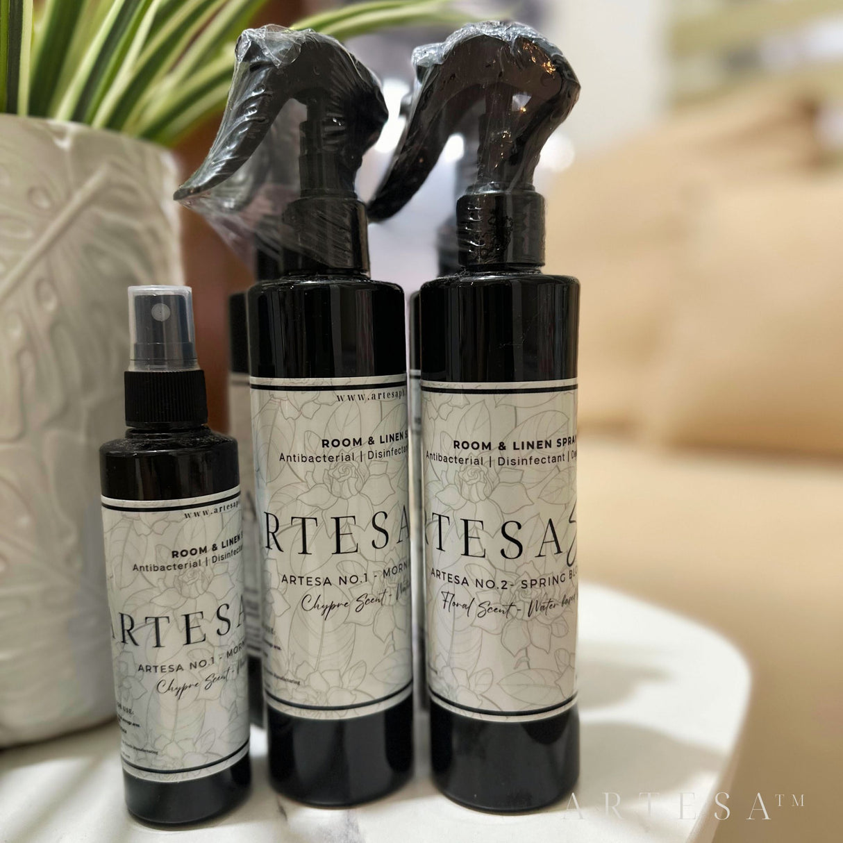 Artesa Premium Long-lasting Spray Mist for Home, Bedroom, Linens and Car