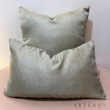 Artesa Dalisay Premium Cotton Brocade Throw Pillow Cover with hidden zipper closure - Elegant Home Decor Accent