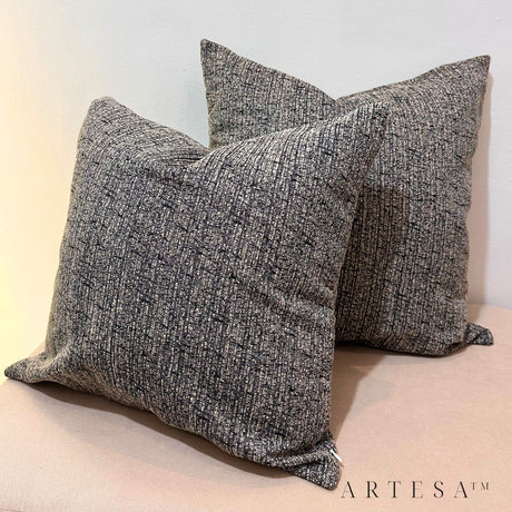 Artesa Lawin Premium Cotton Chanel Throw Pillow Cover with hidden zipper closure - Elegant Home Decor Accent