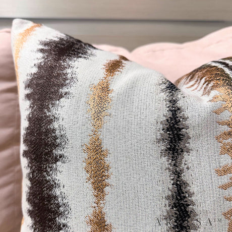 Artesa Liway Premium Cotton Brocade Throw Pillow Cover with hidden zipper closure - Elegant Home Decor Accent