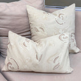 Artesa Maliah Premium Cotton Chanel Throw Pillow Cover with hidden zipper closure - Elegant Home Decor Accent