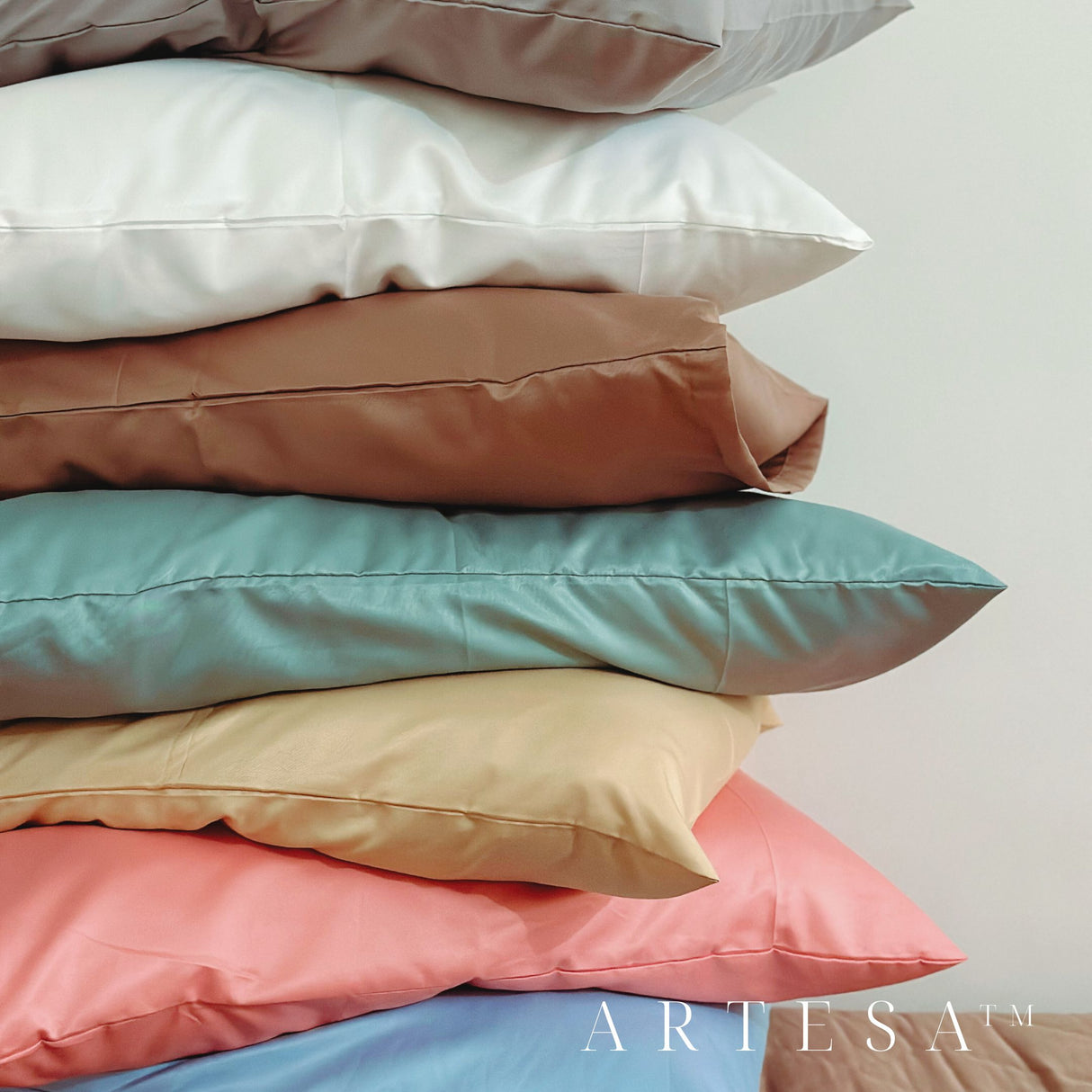 Artesa Luxe 100% Prime Canadian Cotton Pillowcase (Buy 1 Get 1 Deal) - Premium Bedding for Comfort and Style