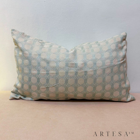 Artesa Maria Premium Cotton Brocade Throw Pillow Cover with hidden zipper closure - Elegant Home Decor Accent