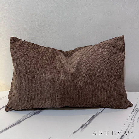 Artesa Nora Premium Cotton Chanel Throw Pillow Cover with hidden zipper closure - Elegant Home Decor Accent